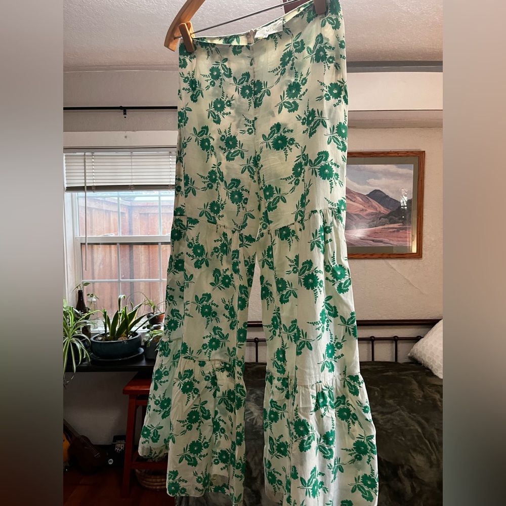 RARE Soler linen pant in Apple light (bespoke it) custom made.